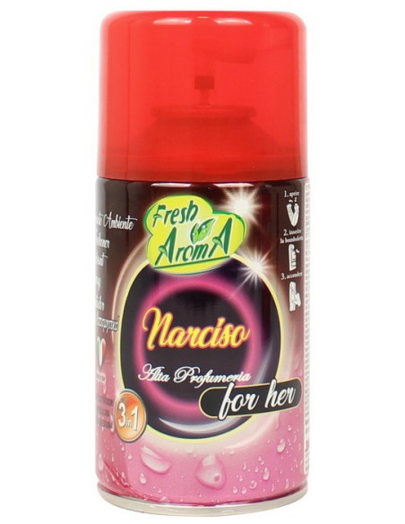 fresh aroma ricarica deodorante per diffusore automatico - 250ml - narciso: tuttocasashop.live: pulizia e cura della casa
