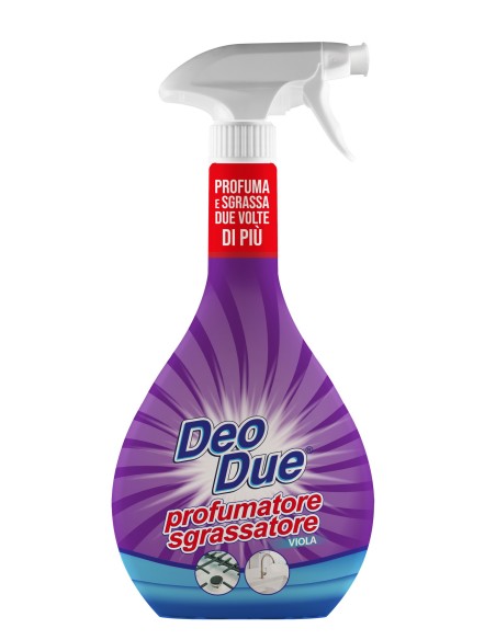 deo due profumatore 4in1 profuma sgrassa igienizza lucida - 600ml - viola: tuttocasashop.live: pulizia e cura della casa