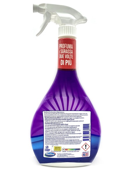 deo due profumatore 4in1 profuma sgrassa igienizza lucida - 600ml - viola: tuttocasashop.live: pulizia e cura della casa