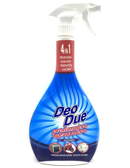 deo due profumatore 4in1 profuma sgrassa igienizza lucida - 600ml - azzurro: tuttocasashop.live: pulizia e cura della casa