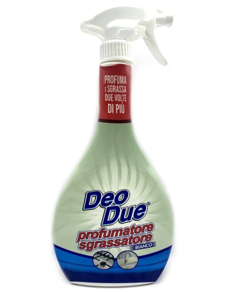 deo due profumatore 4in1 profuma sgrassa igienizza lucida - 600ml - bianco: tuttocasashop.live: pulizia e cura della casa