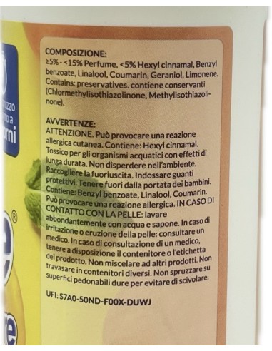 deo due profumatore bifase profumante neutralizzante - 500ml - fruttato: tuttocasashop.live: pulizia e cura della casa