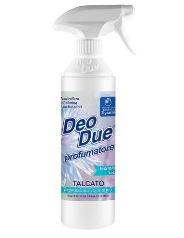 deo due profumatore bifase profumante neutralizzante - 500ml - talcato: tuttocasashop.live: pulizia e cura della casa