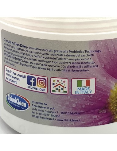 deo due cristalli - 500 grammi - profumatore aspirapolvere - floreale: tuttocasashop.live: pulizia e cura della casa