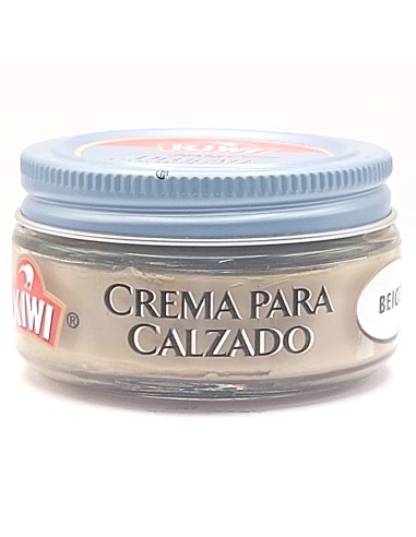 kiwi crema lucidante per scarpe e calzature - 50ml - beige: tuttocasashop.live: prodotti per bucato e tessuti
