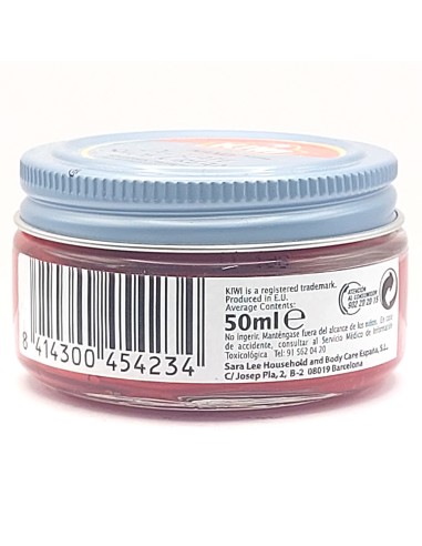 kiwi crema lucidante per scarpe e calzature - 50ml - rosso: tuttocasashop.live: prodotti per bucato e tessuti