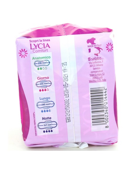 lycia assorbenti ultra maxi comfort - 14 pezzi - anatomico con ali: tuttocasashop.live: igiene e cura della persona
