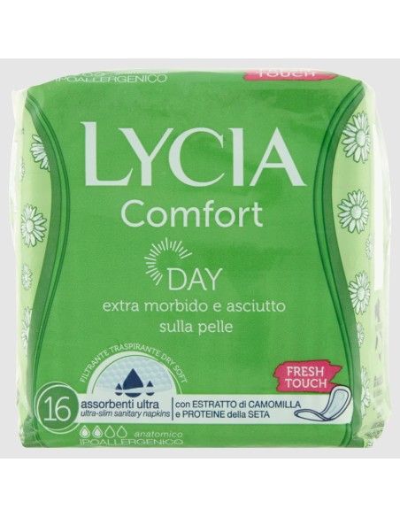 lycia assorbenti ultra maxi comfort - 16 pezzi - anatomico: tuttocasashop.live: igiene e cura della persona