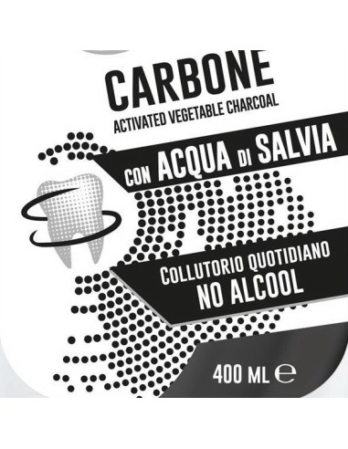 pasta del capitano collutorio per igiene dentale 400ml - carbone - salvia: tuttocasashop.live: igiene e cura della persona