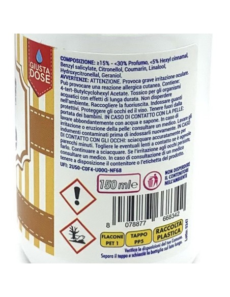 deo due gocce profumabiancheria 150ml - profumatore per bucato - blanche: tuttocasashop.live: prodotti per bucato e tessuti