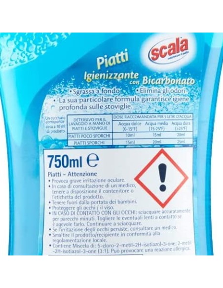 scala detersivo a mano per piatti e stoviglie - 750ml - oxigen: tuttocasashop.live: pulizia e cura della casa