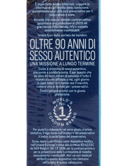 durex settebello profilattici - 10 pezzi - jeans: tuttocasashop.live: igiene e cura della persona