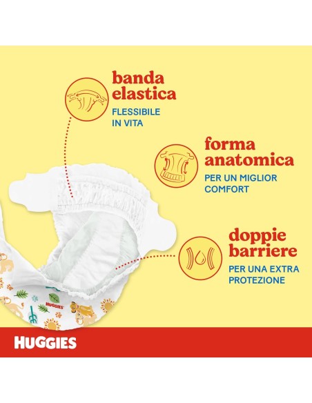 huggies unistar - 18 pannolini taglia 3 midi 4-9 kg: tuttocasashop.live: igiene e cura della persona