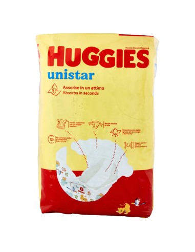 huggies unistar - 12 pannolini taglia 6 xl extra large 15-30 kg: tuttocasashop.live: igiene e cura della persona