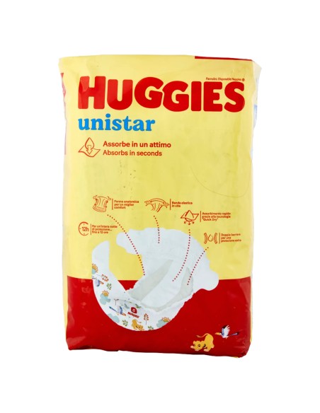 huggies unistar - 12 pannolini taglia 6 xl extra large 15-30 kg: tuttocasashop.live: igiene e cura della persona