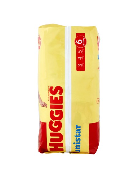 huggies unistar - 12 pannolini taglia 6 xl extra large 15-30 kg: tuttocasashop.live: igiene e cura della persona