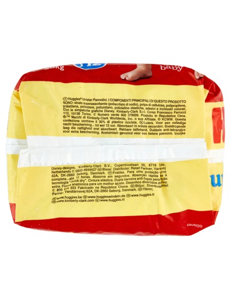 huggies unistar - 12 pannolini taglia 6 xl extra large 15-30 kg: tuttocasashop.live: igiene e cura della persona