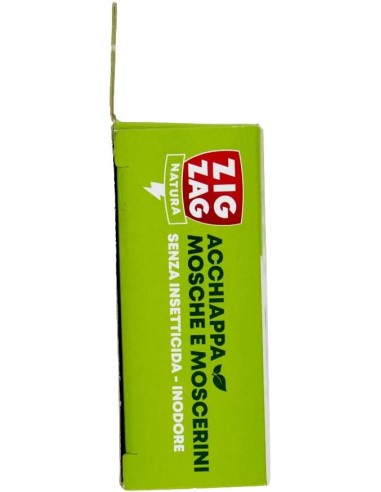 zig zag mosche e moscerini - 4 strisce biadesive con colla e attrattivo: tuttocasashop.live: pulizia e cura della casa