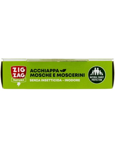 zig zag mosche e moscerini - 4 strisce biadesive con colla e attrattivo: tuttocasashop.live: pulizia e cura della casa
