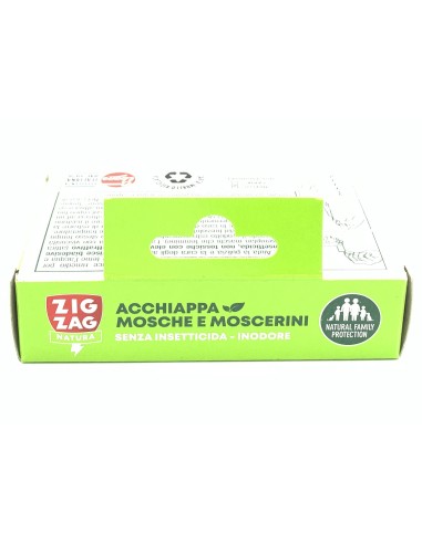 zig zag mosche e moscerini - 4 strisce biadesive con colla e attrattivo: tuttocasashop.live: pulizia e cura della casa