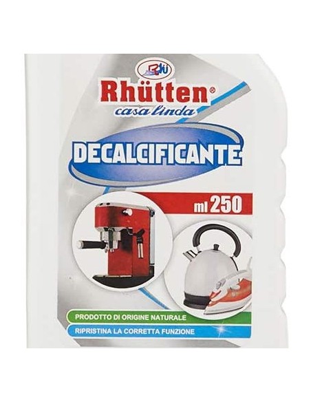 rhutten decalcificante 200ml - per macchine da caffe' caldaie o bollitori: tuttocasashop.live: altro - bazar