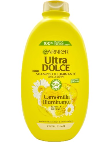 ultra dolce shampoo 600ml camomilla e miele schiarisce e ravviva i riflessi: tuttocasashop.live: igiene e cura della persona