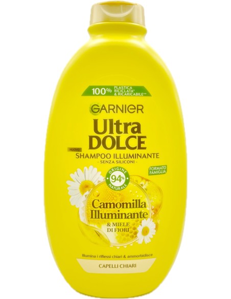 ultra dolce shampoo 600ml camomilla e miele schiarisce e ravviva i riflessi: tuttocasashop.live: igiene e cura della persona