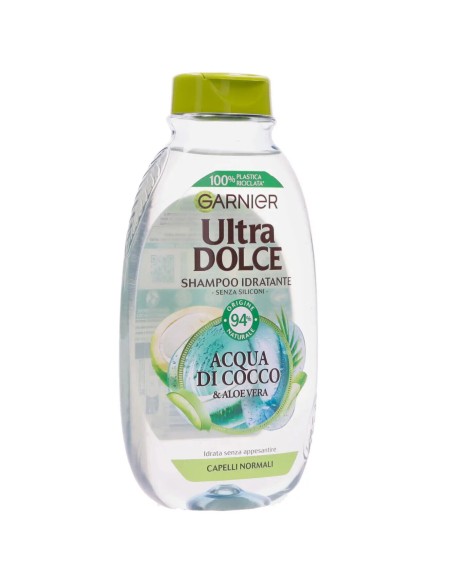 ultra dolce shampoo 250ml idratante - acqua di cocco & aloe vera: tuttocasashop.live: igiene e cura della persona
