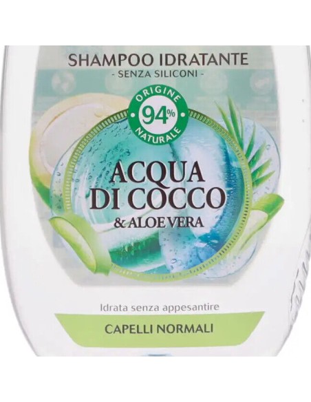 ultra dolce shampoo 250ml idratante - acqua di cocco & aloe vera: tuttocasashop.live: igiene e cura della persona