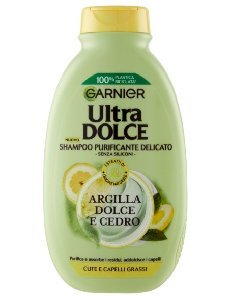 ultra dolce shampoo 250ml purificante delicato - argilla dolce e cetro: tuttocasashop.live: igiene e cura della persona