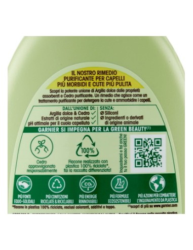 ultra dolce shampoo 250ml purificante delicato - argilla dolce e cetro: tuttocasashop.live: igiene e cura della persona