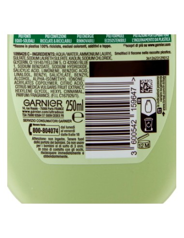 ultra dolce shampoo 250ml purificante delicato - argilla dolce e cetro: tuttocasashop.live: igiene e cura della persona