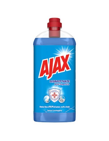 ajax pavimenti detergente liquido - 1250ml - disinfettante: tuttocasashop.live: pulizia e cura della casa