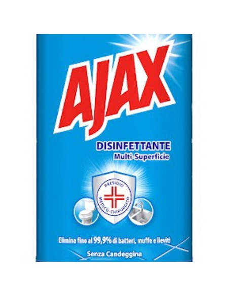 ajax pavimenti detergente liquido - 1250ml - disinfettante: tuttocasashop.live: pulizia e cura della casa