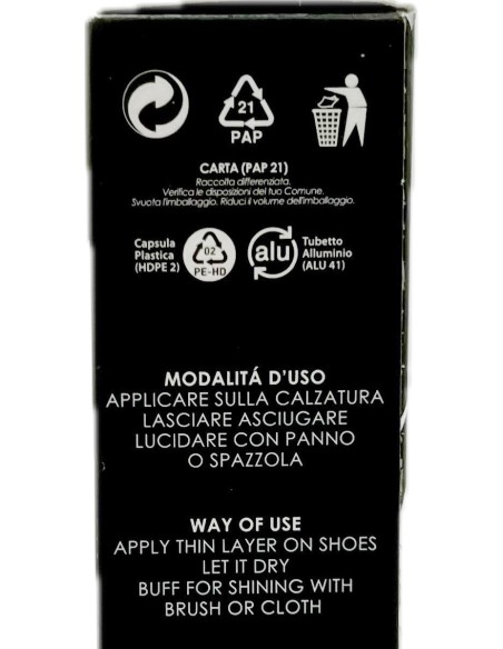 bright lucido per scarpe in crema - tubo da 50ml - blu - blue: tuttocasashop.live: prodotti per bucato e tessuti