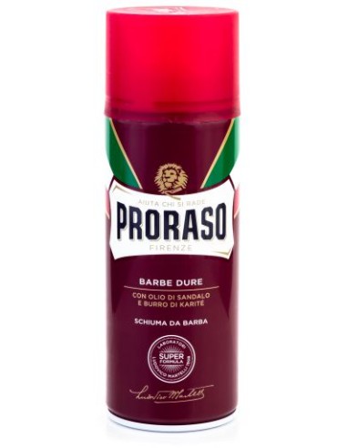proraso schiuma da barba - 400ml - barbe dure - emolliente e lenitiva: tuttocasashop.live: igiene e cura della persona
