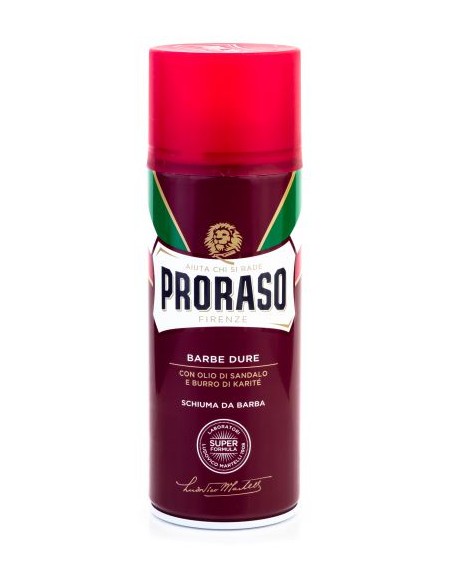 proraso schiuma da barba - 400ml - barbe dure - emolliente e lenitiva: tuttocasashop.live: igiene e cura della persona
