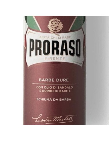 proraso schiuma da barba - 400ml - barbe dure - emolliente e lenitiva: tuttocasashop.live: igiene e cura della persona