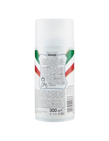 proraso schiuma da barba - 300ml - pelli sensibili - te' verde e avena: tuttocasashop.live: igiene e cura della persona