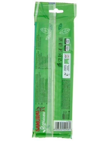 samurai cannucce con snodo - 40 pezzi - bio - biodegradabile e compostabile: tuttocasashop.live: carta & monouso
