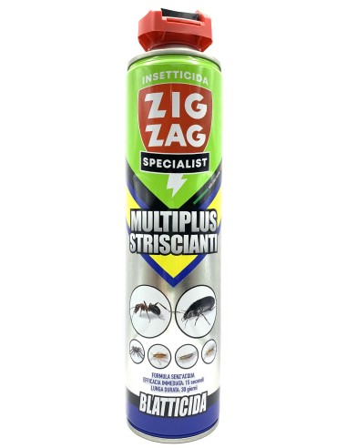 zig zag specialist multiplus striscianti 600ml - blatticida - lunga durata: tuttocasashop.live: pulizia e cura della casa