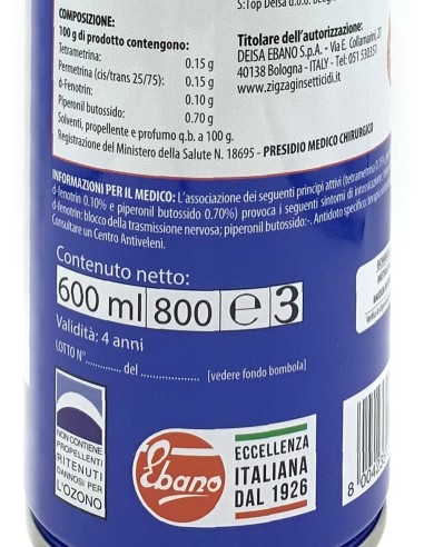zig zag specialist multiplus striscianti 600ml - blatticida - lunga durata: tuttocasashop.live: pulizia e cura della casa
