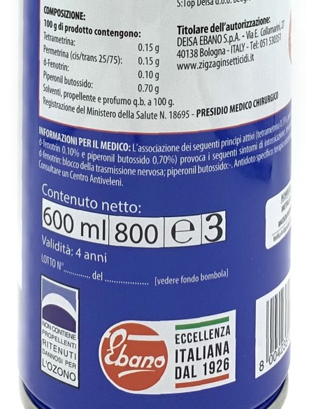 zig zag specialist multiplus striscianti 600ml - blatticida - lunga durata: tuttocasashop.live: pulizia e cura della casa