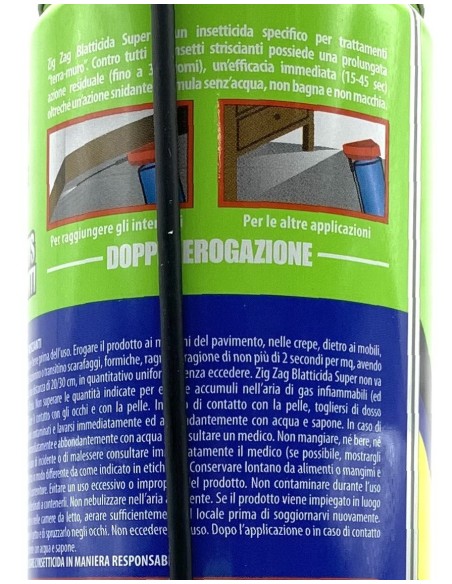 zig zag specialist multiplus striscianti 600ml - blatticida - lunga durata: tuttocasashop.live: pulizia e cura della casa