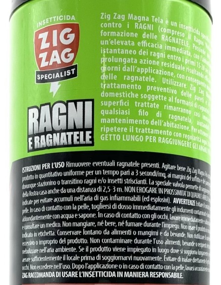 zig zag specialist magna tela - ragni e ragnatele - 600ml: tuttocasashop.live: pulizia e cura della casa