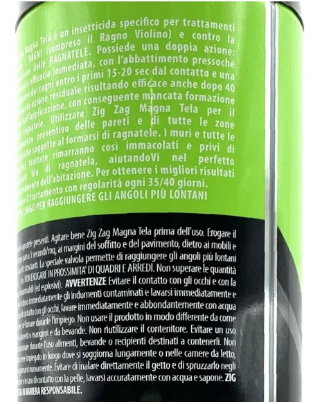 zig zag specialist magna tela - ragni e ragnatele - 600ml: tuttocasashop.live: pulizia e cura della casa
