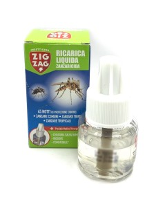 zig zag ricarica liquido zanzaricida 45 notti - per diffusore elettrico: tuttocasashop.live: pulizia e cura della casa