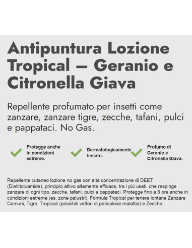 zig zag insetti-via tropical antizanzare e zecche vapo 100ml - geranio: tuttocasashop.live: igiene e cura della persona