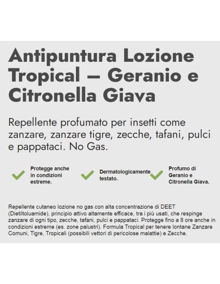 zig zag insetti-via tropical antizanzare e zecche vapo 100ml - geranio: tuttocasashop.live: igiene e cura della persona