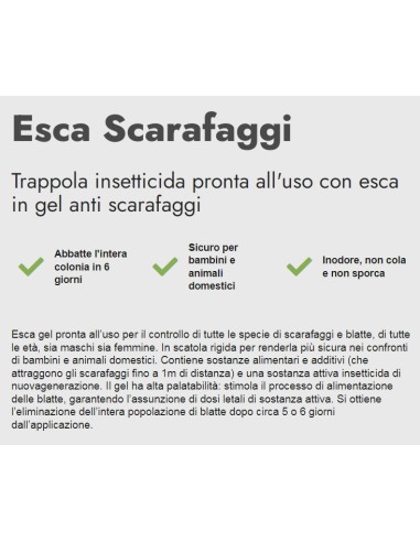 zig zag esca professionale blatte e scarafaggi - gel 4g - sicuro inodore: tuttocasashop.live: pulizia e cura della casa
